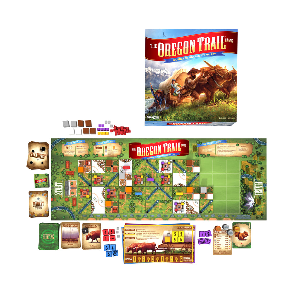 The Oregon Trail Game: Journey to Willamette Valley Board Game
