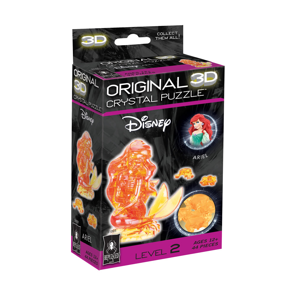 BePuzzled Disney Ariel 3D Crystal Puzzle - 44 Pieces