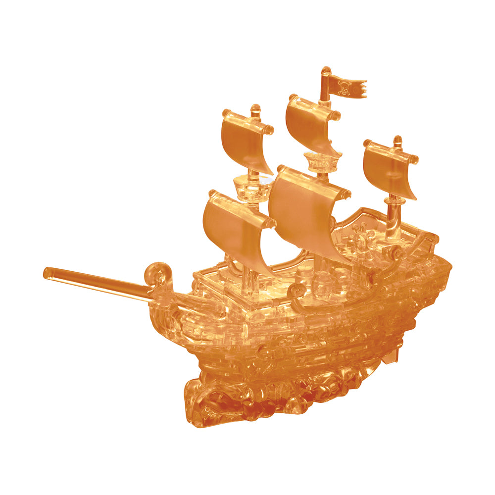 BePuzzled 3D Crystal Pirate Ship Puzzle 101 pc – Toys