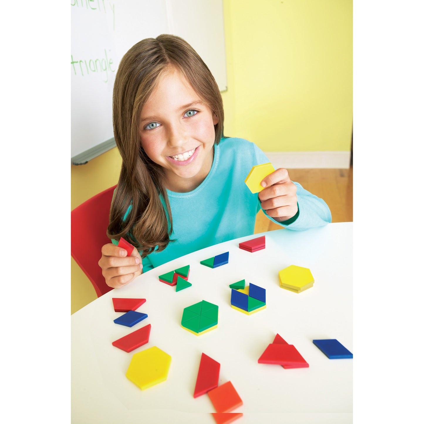 Learning Resources Pattern Blocks - Educational Math Toy - 250 Pieces