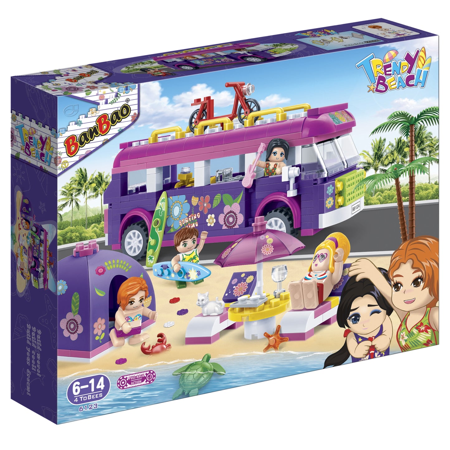 BanBao Trendy Beach Party Block Set - 375 Pieces