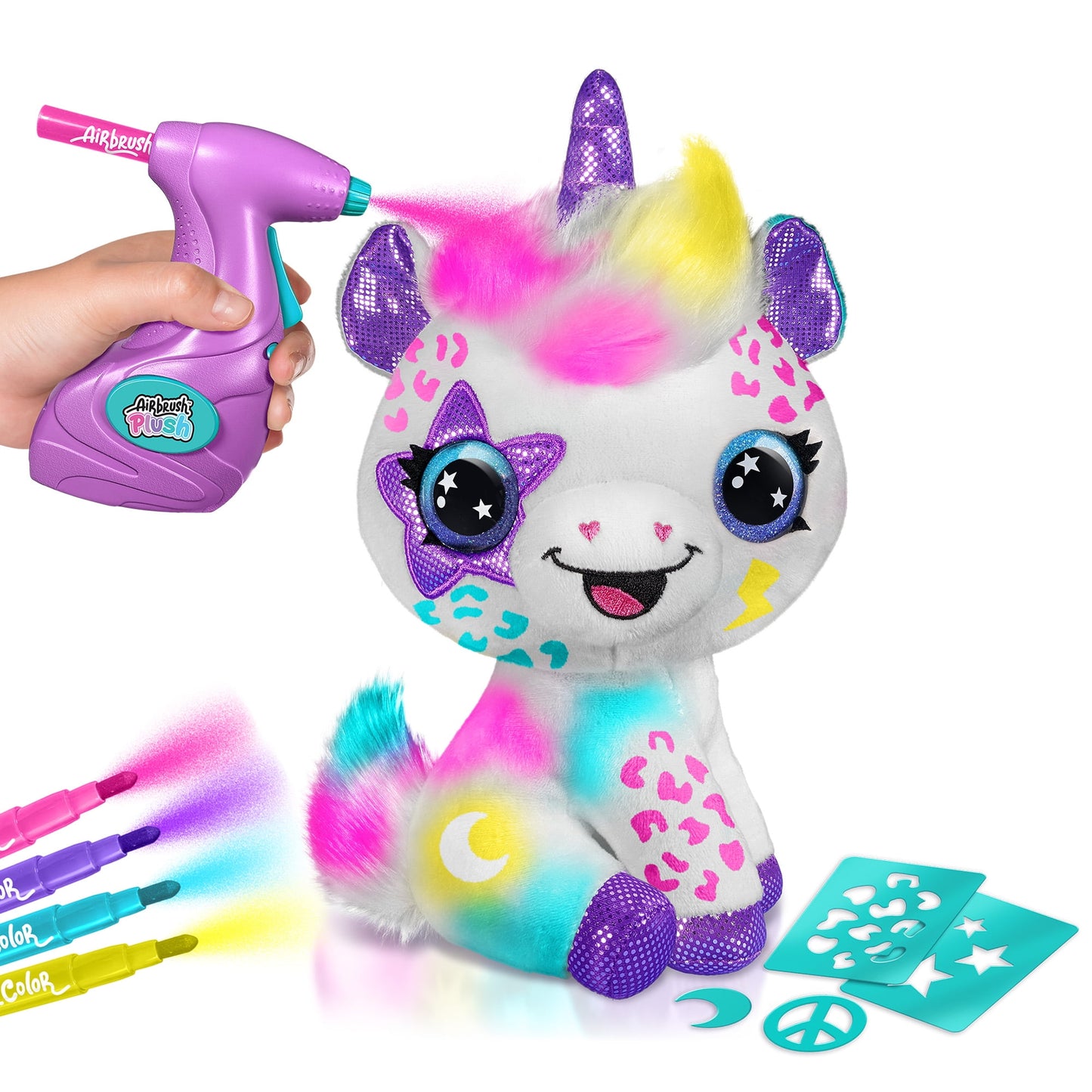 Magical Airbrush Plush Unicorn - Customizable Color Wonder