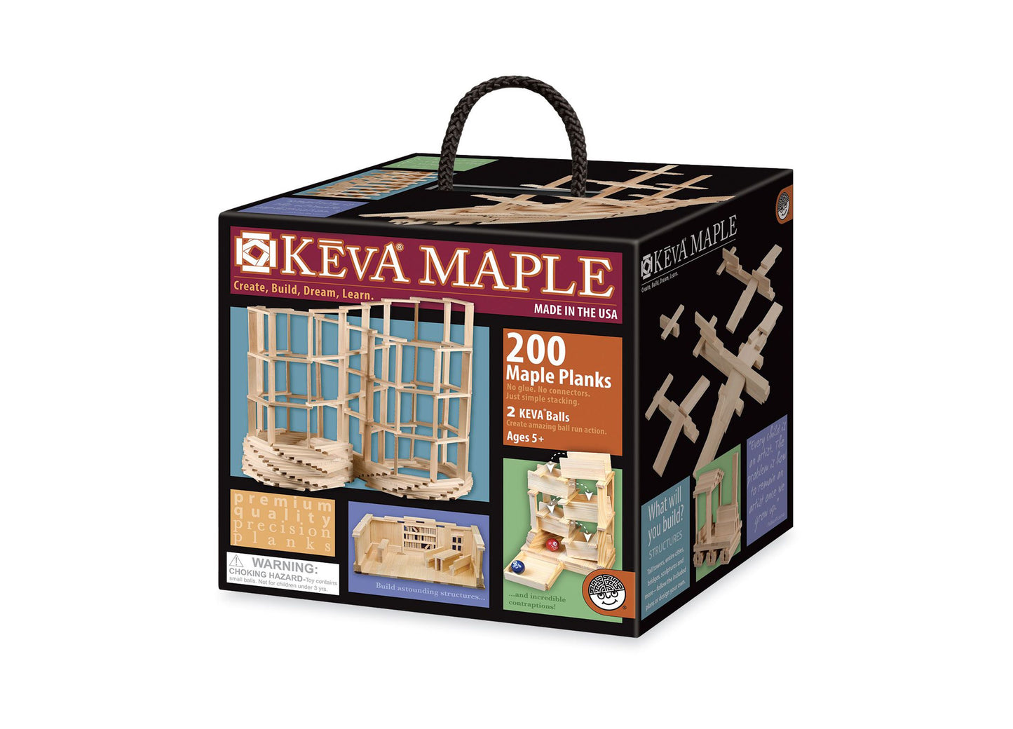 MindWare KEVA Maple 200-Piece Plank Building Set