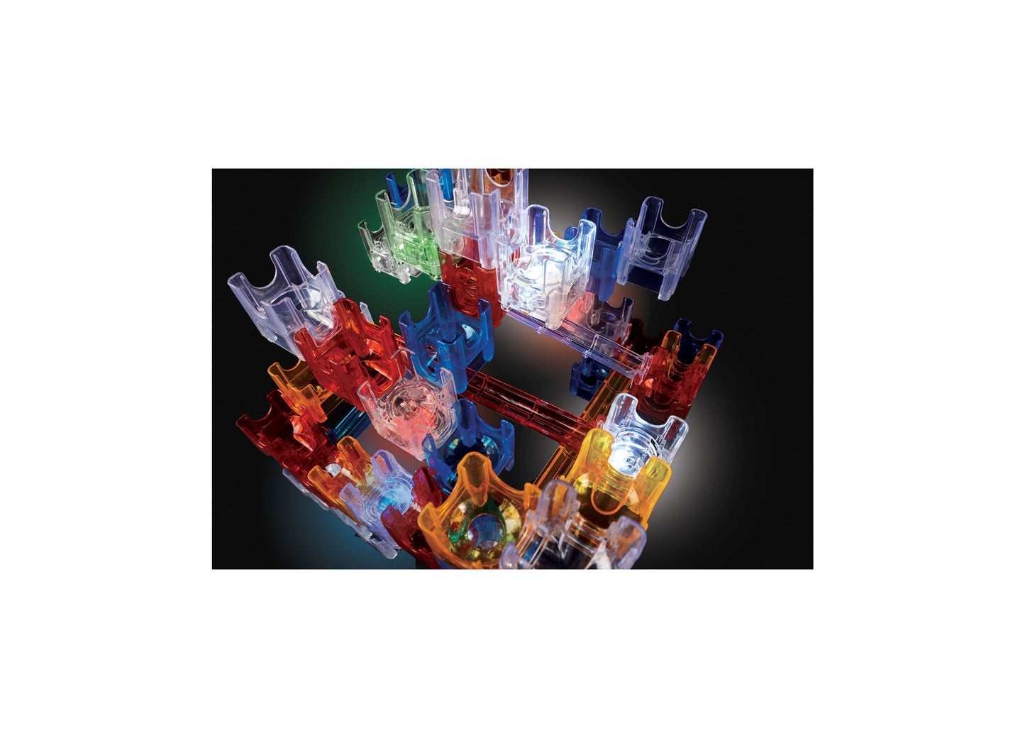 MindWare Q-BA-MAZE 2.0 Deluxe Lights Set - Interactive Marble Maze