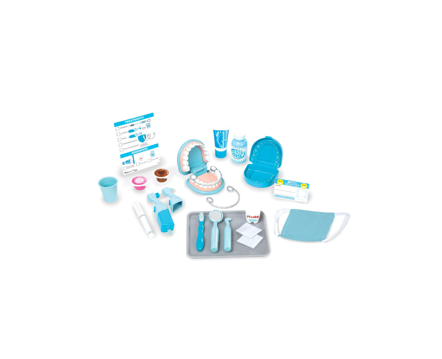 Melissa and Doug 25-Piece Super Smile Dentist Play Set