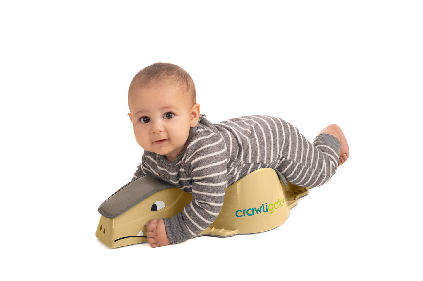 Crawligator Tummy Time Roller - Sand