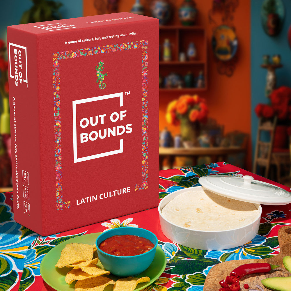 Simpli Gaming: Out of Bounds: Latin Culture - Party Card Game, Ages 13, 4+ Players