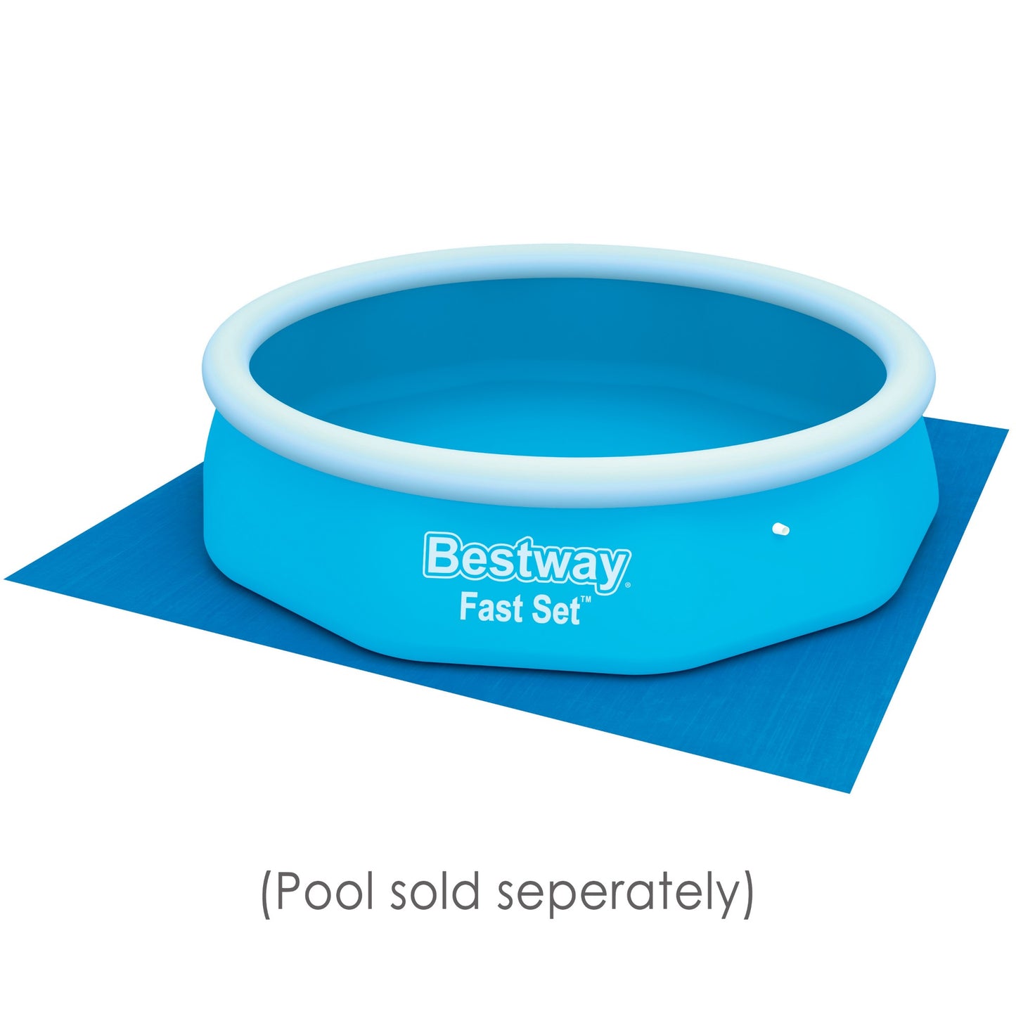 Bestway Flowclear Protective Ground Cloth for 13' x 13' Swimming Pools