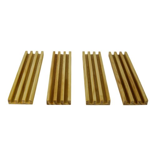 Go! Games Premium Wooden Domino Trays - Elevate Your Game Night