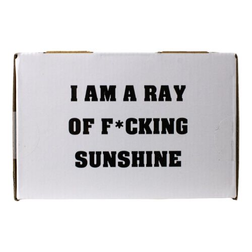 Yellow Ray of Sunshine 16 oz Boxed Mug