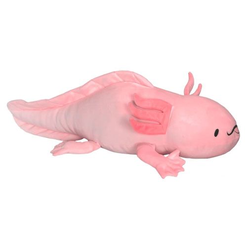 Snoozimals 20-inch Plush Lola the Axolotl - Vibrant Pink – Toys