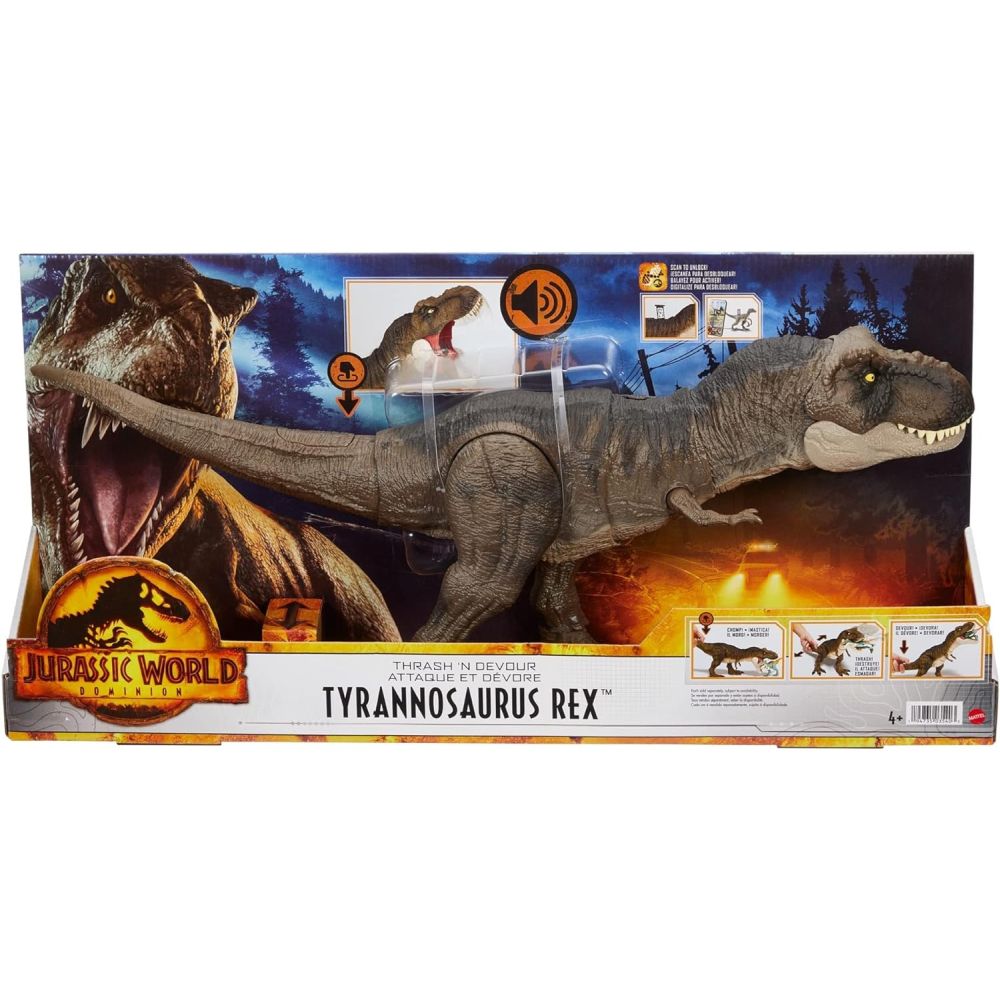 Jurassic World Dominion Thrash ‘N Devour Tyrannosa
