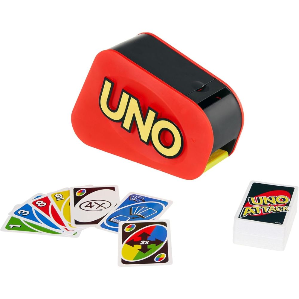 UNO Flip Attack Dynamic Card Game with Lights and Sounds – Toys
