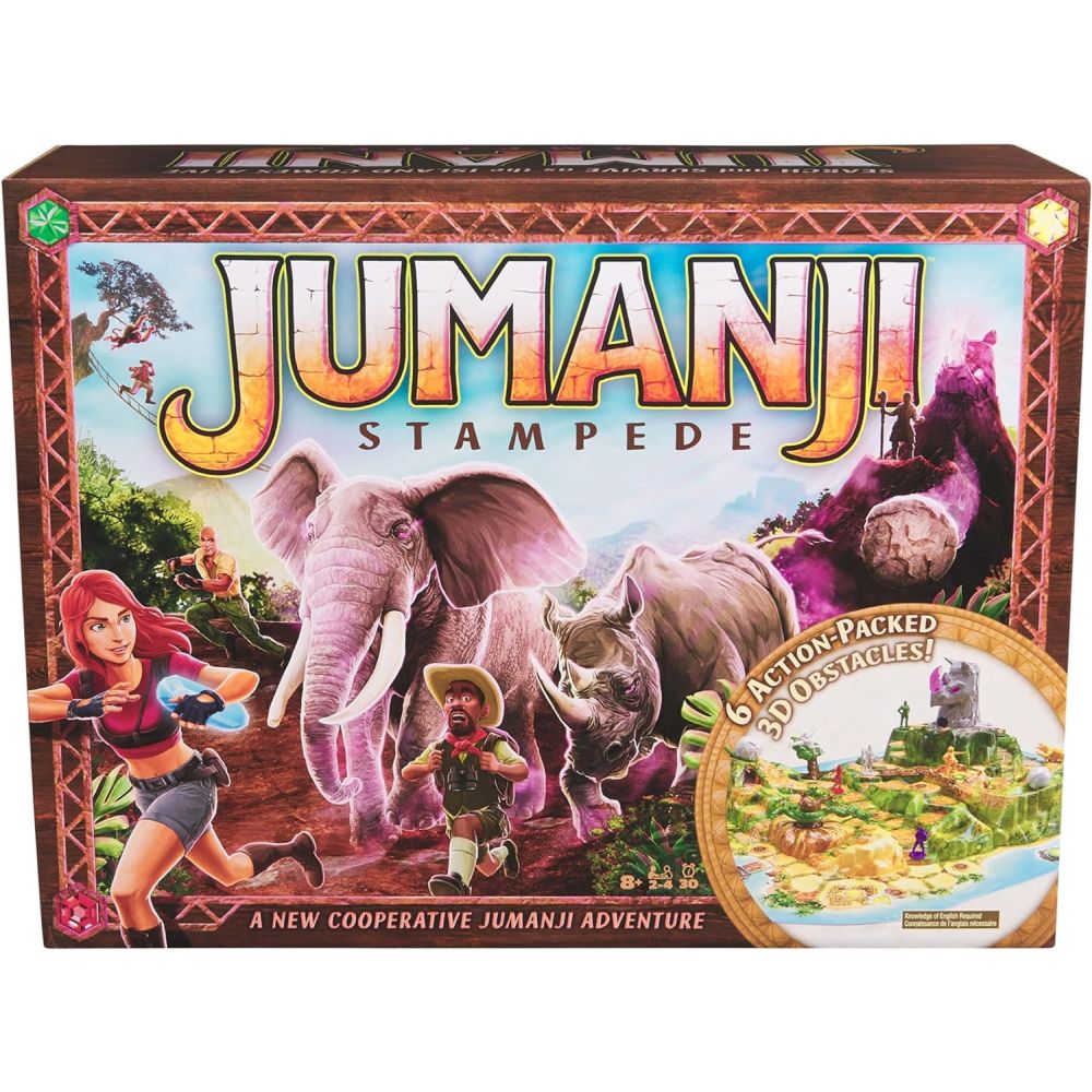 Jumanji Stampede Adventure Board Game – Toys