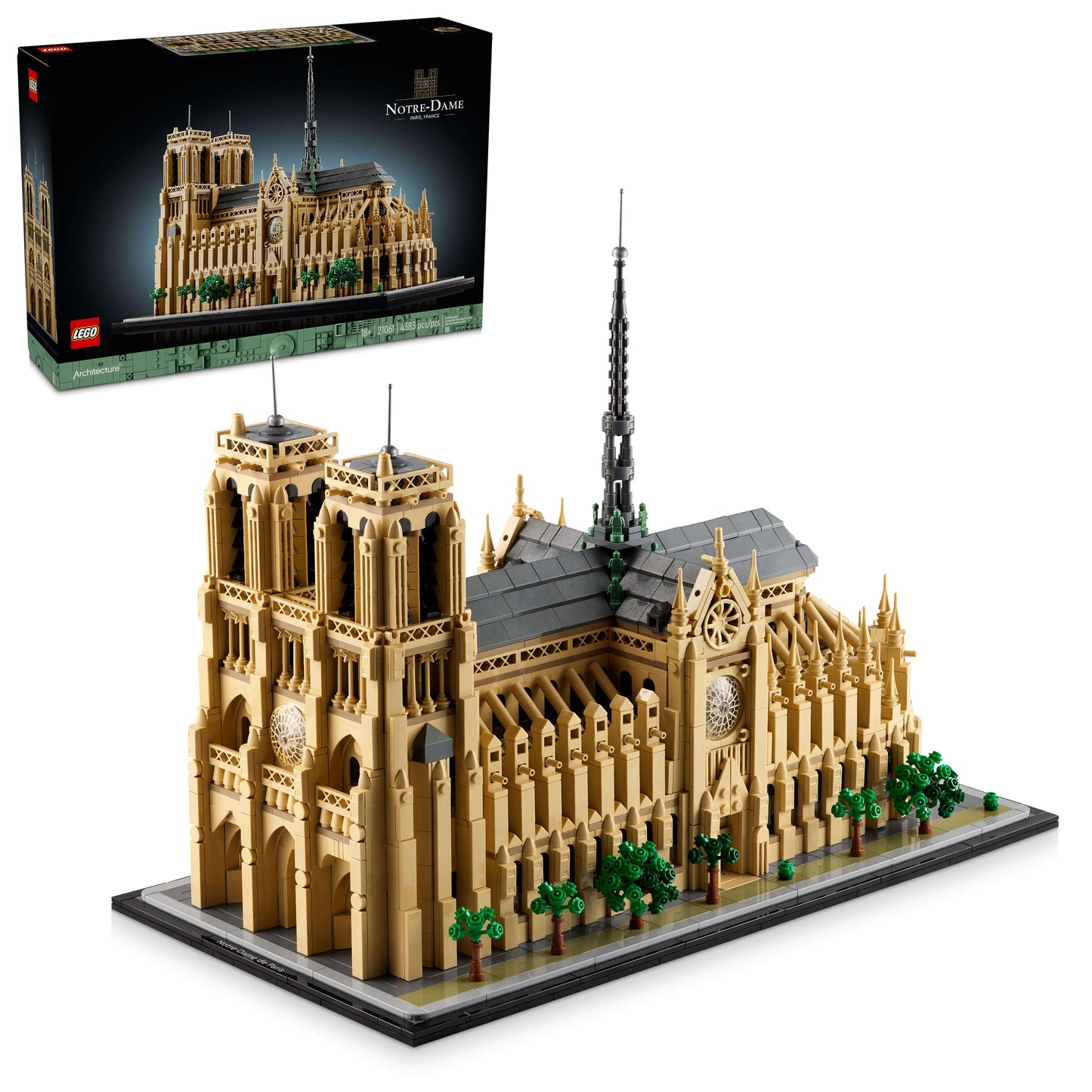 LEGO Architecture Notre-Dame de Paris Cathedral Model Set 21061