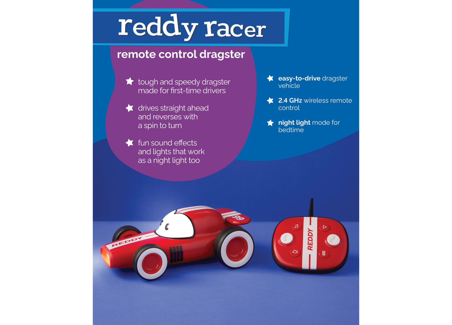 Geoffrey's Toy Box Reddy Racer RC Dragster - Red - Exclusive to Macy's
