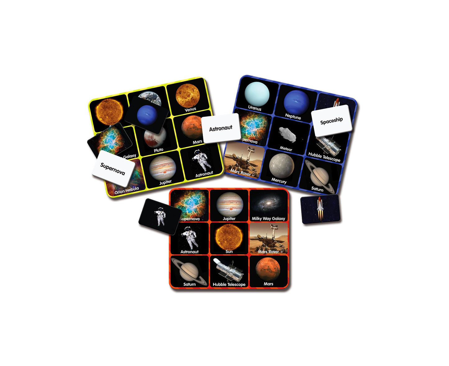 Match It! Space Bingo Educational Board Game