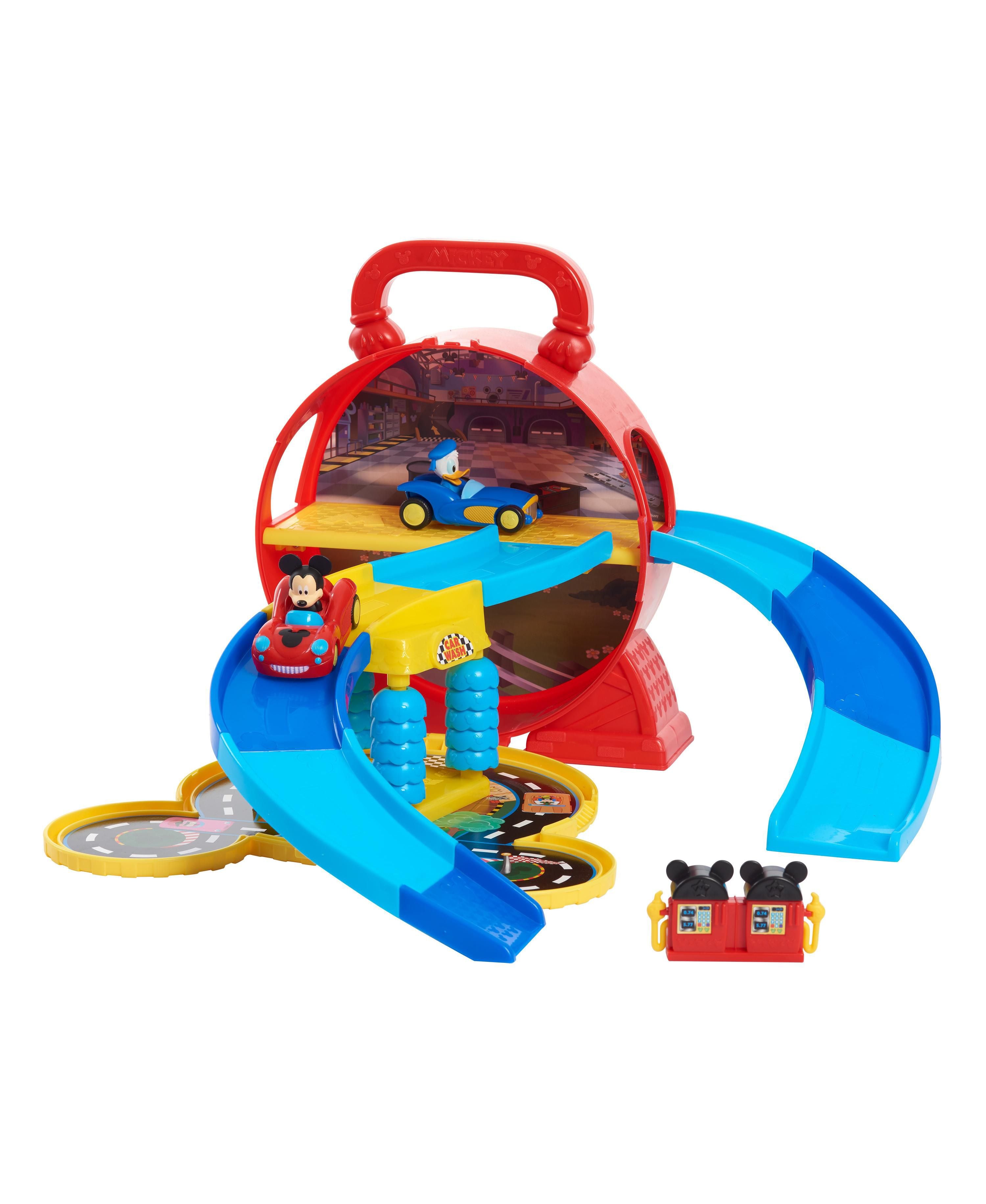 Disney Junior Mickey Mouse Stow 'n Go Portable Playset with