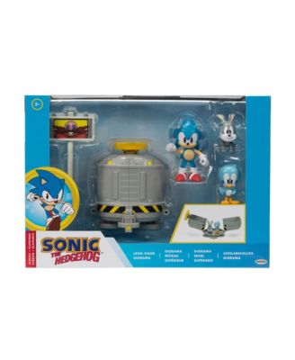 Sonic the Hedgehog 2.5" Level Clear Diorama Set with Classic Figures