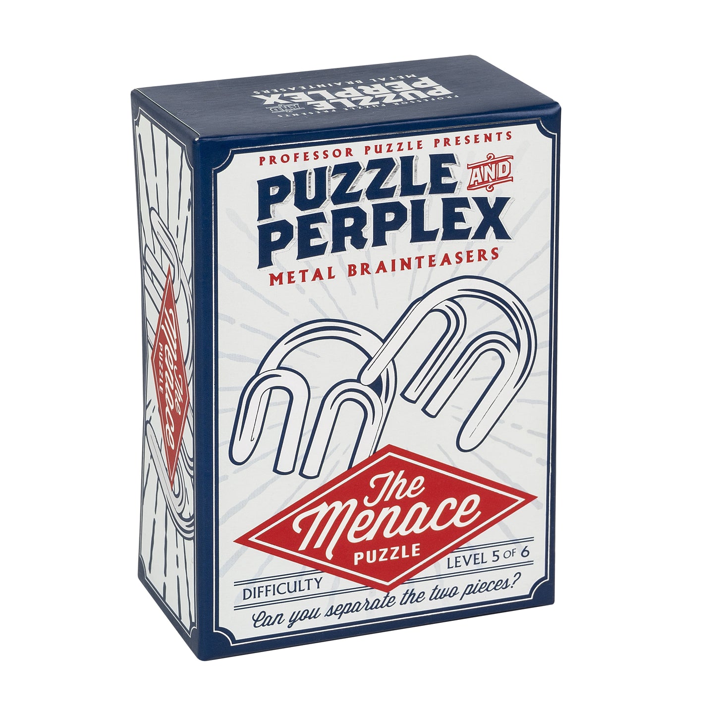 Professor Puzzle Menace Steel Disentanglement Puzzle Set - 2 Pack