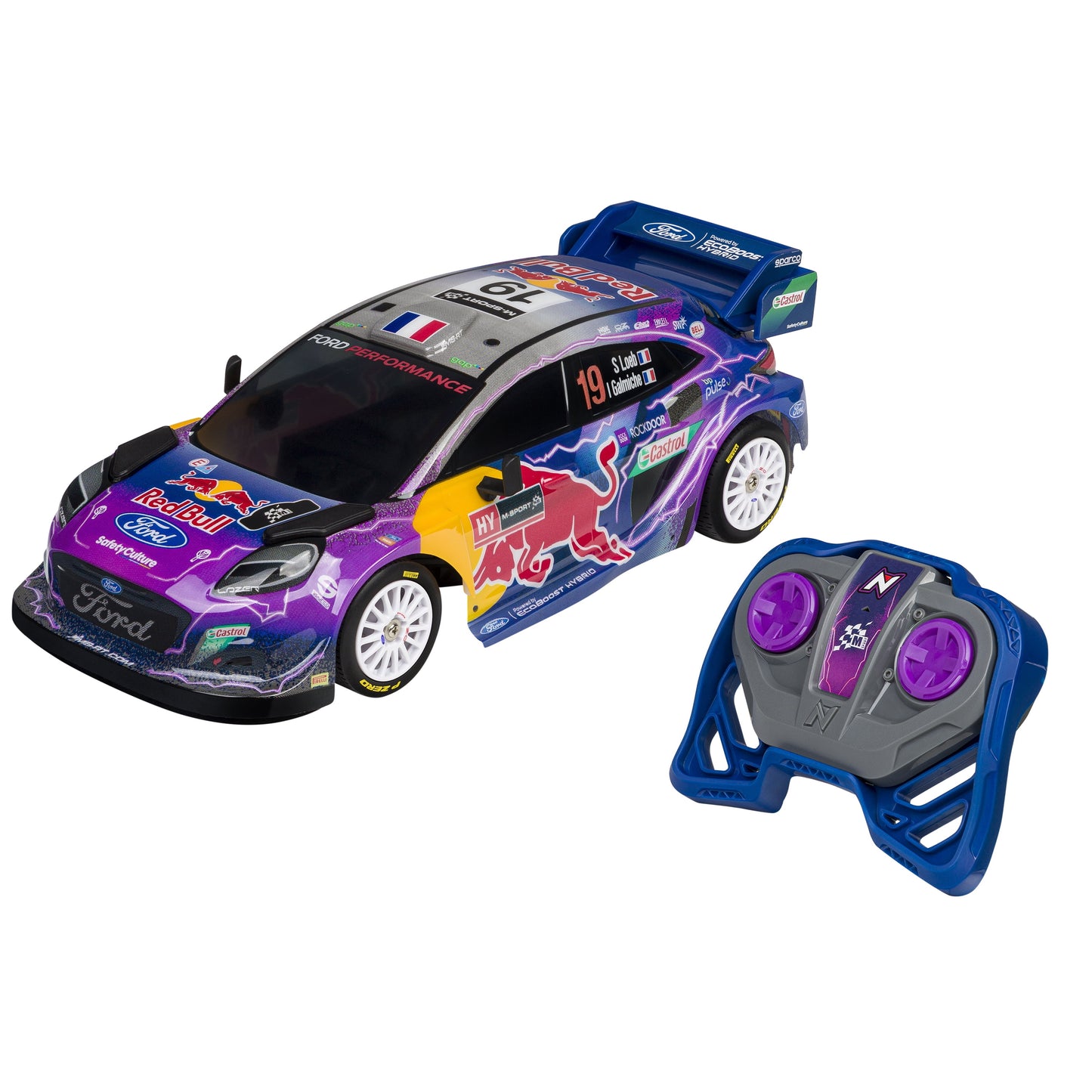 Nikko RC 1:16 Rally Series Red Bull Racing RC Car - High-Speed Drift Performance