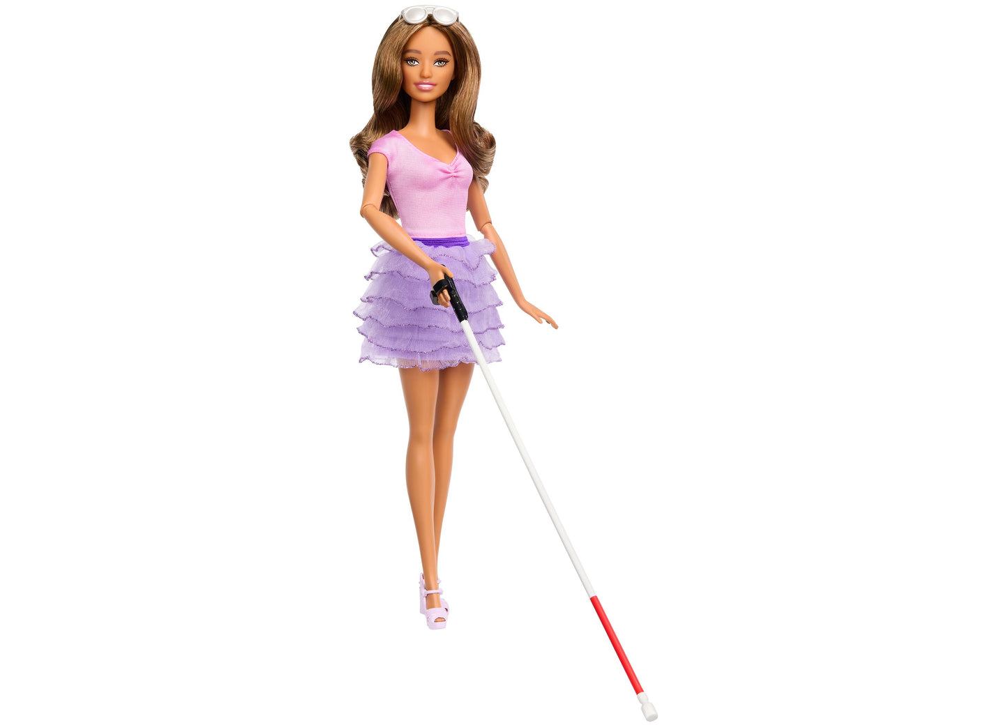 Barbie Fashionistas Doll with Cane and Sunglasses - Stylish Explorer