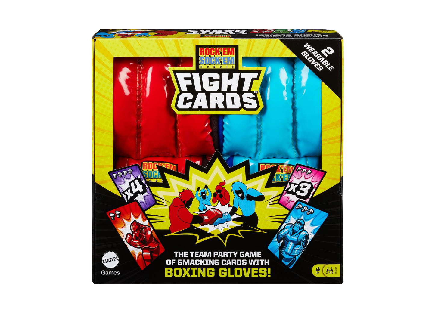 Mattel Rock 'Em Sock 'Em Robots Fight Cards Party Game