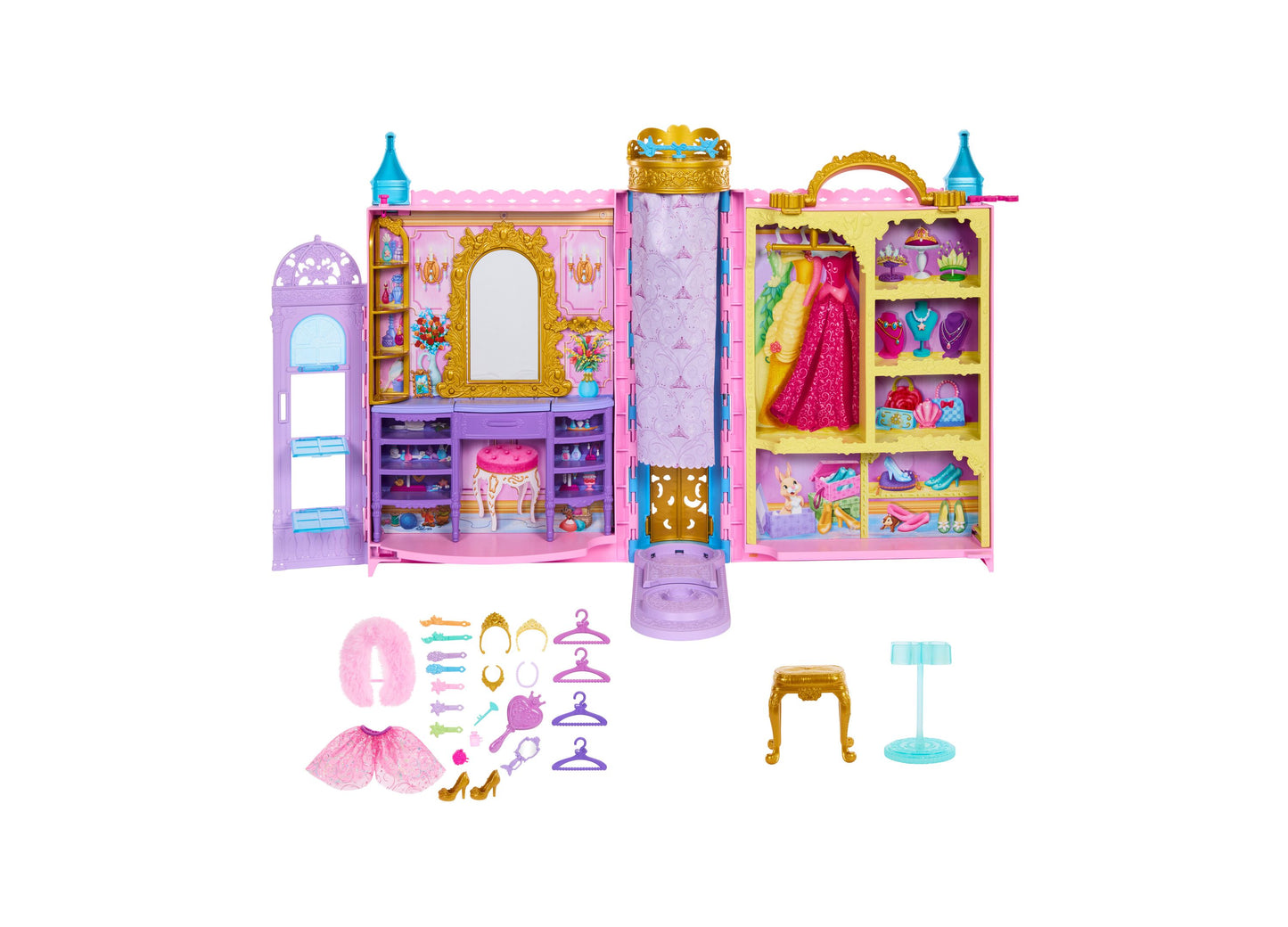 Disney Princess - Ready for the Ball Closet with Fashions, Accessories & Storage