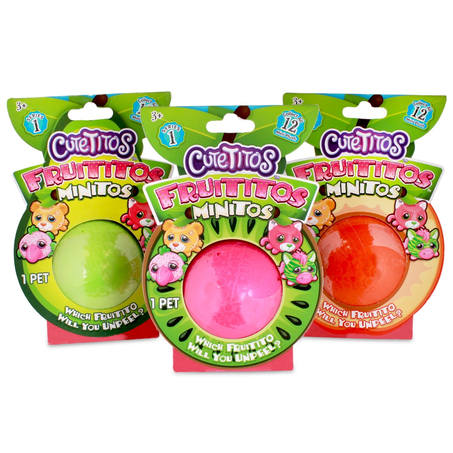 Cutetitos Minitos Berry 3Pack - Collectible Plush Surprise