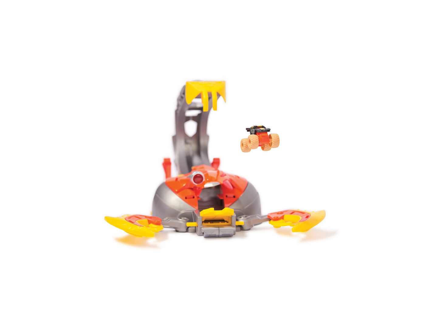 Monster Jam Mini Scorpion Playset with El Toro Loco and Max-D Trucks