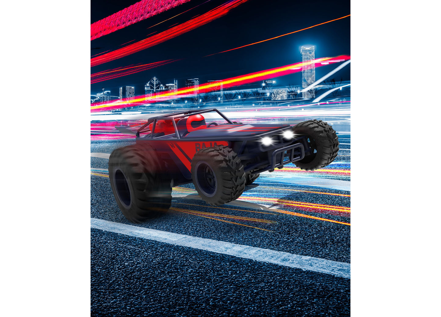 Sharper Image Remote Control Baja Street Racer Car - 2.4 GHz