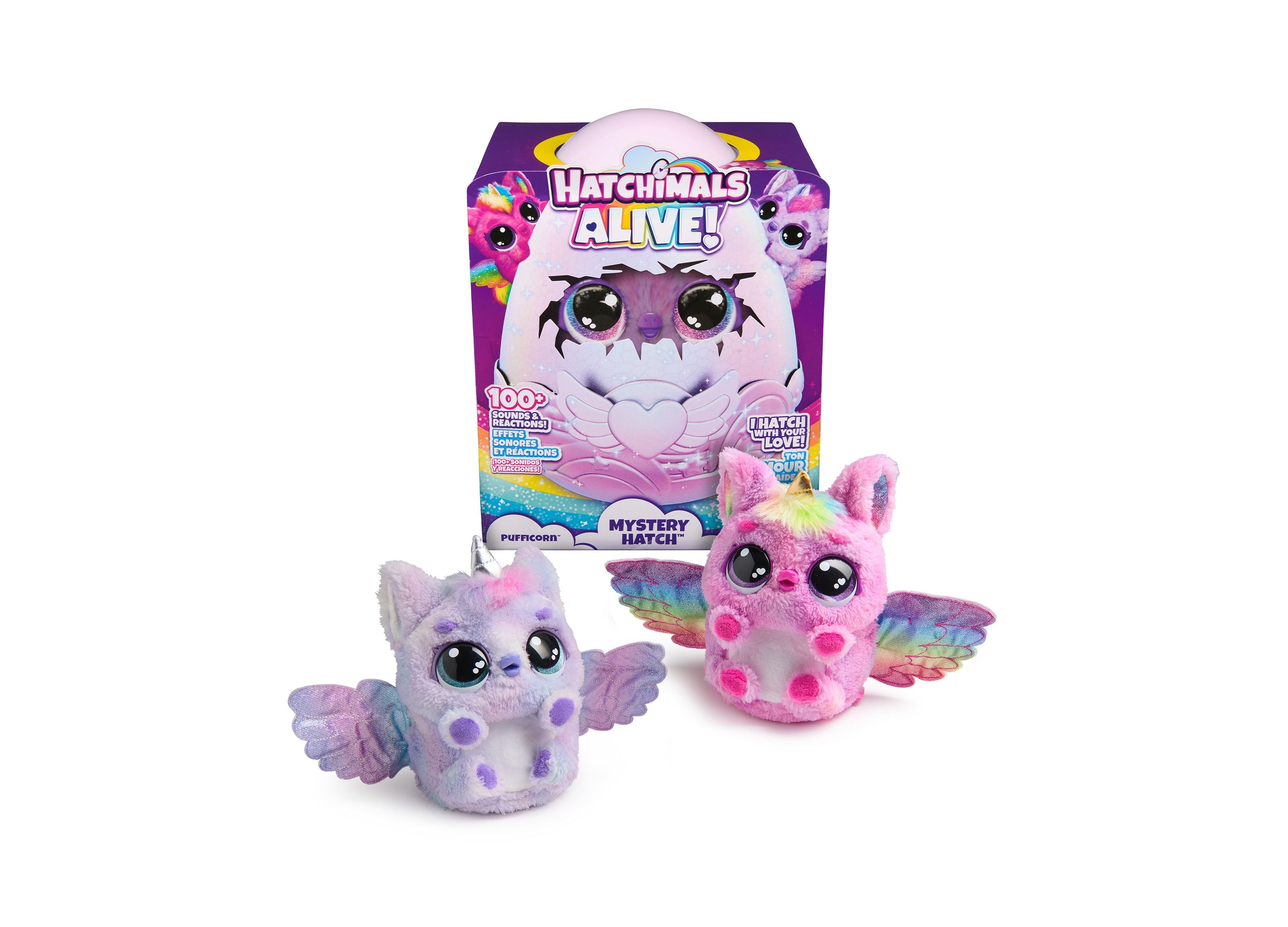 Hatchimals Alive Surprise Mystery Hatch Pufficorn – Toys