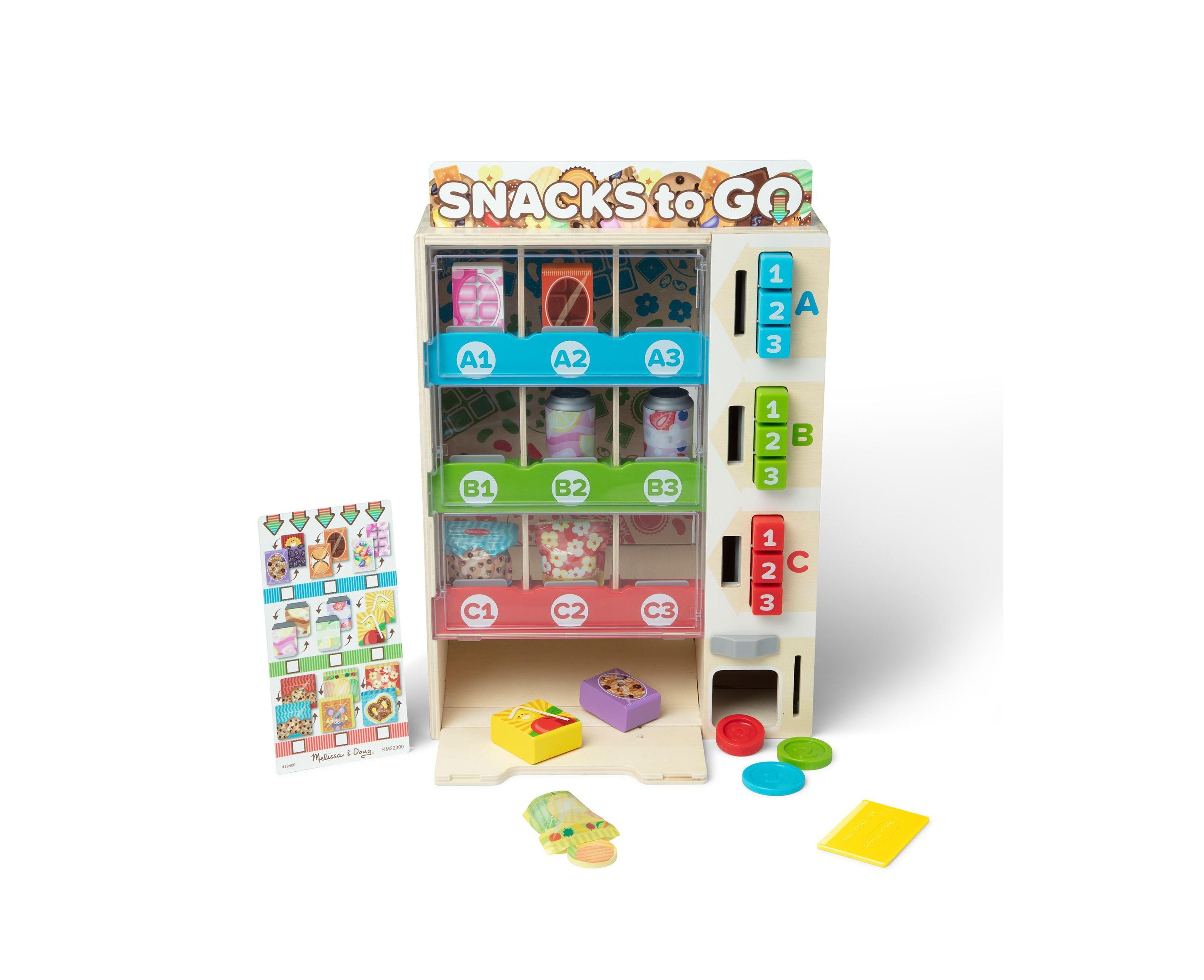monsters inc toy vending machine Melissa & Doug Sort, Stock, Select Wooden Vending Machine Play Set