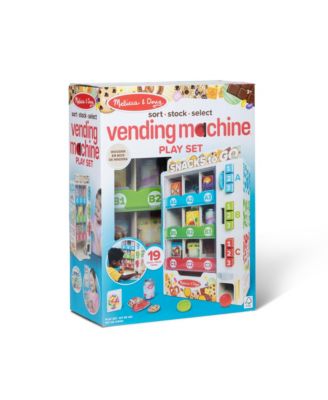 Melissa & Doug Interactive Wooden Vending Machine Play Set