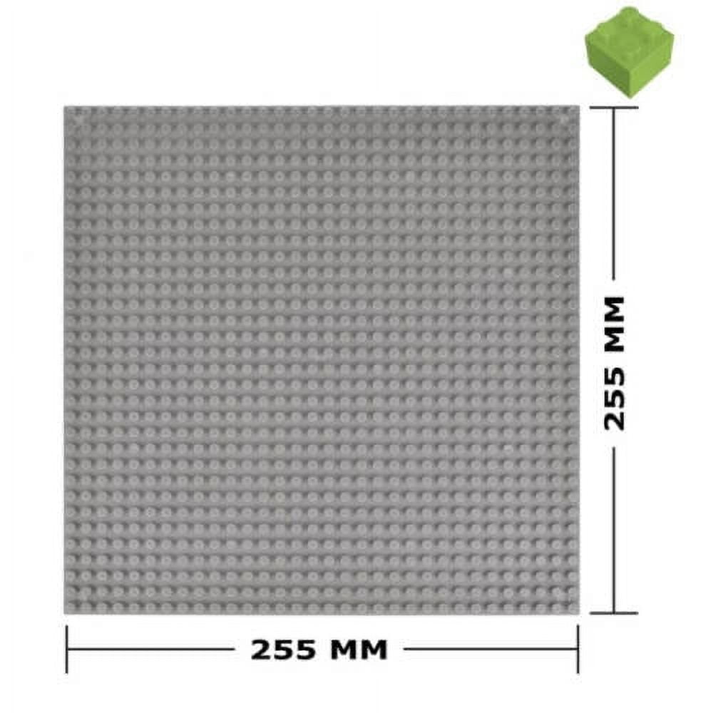 BanBao Creative Baseplate for Small Blocks - 25x25 cm - Silver