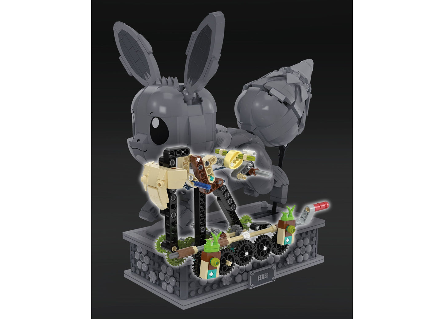 Pokemon MEGA Motion Eevee Building Toy Kit - 1366 Pieces for Collectors