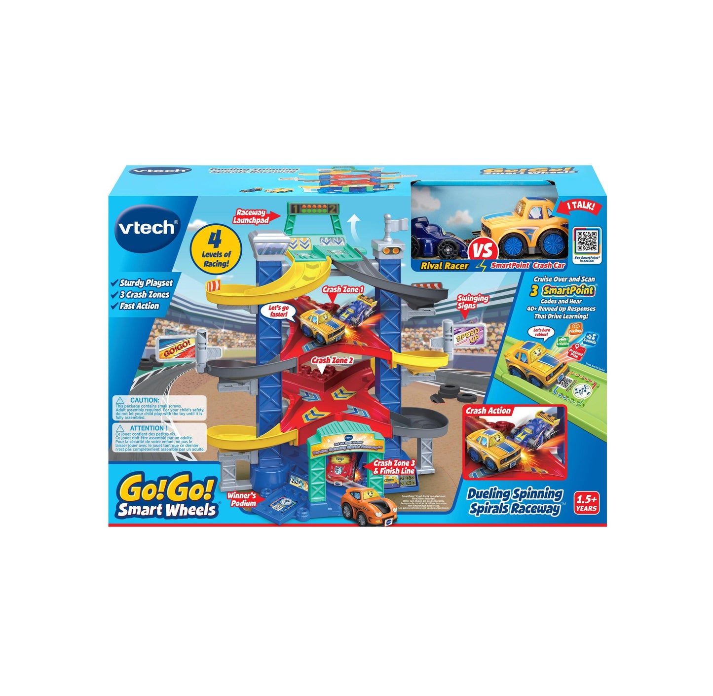 VTech Go Smart Wheels Dueling Spinning Spirals Raceway
