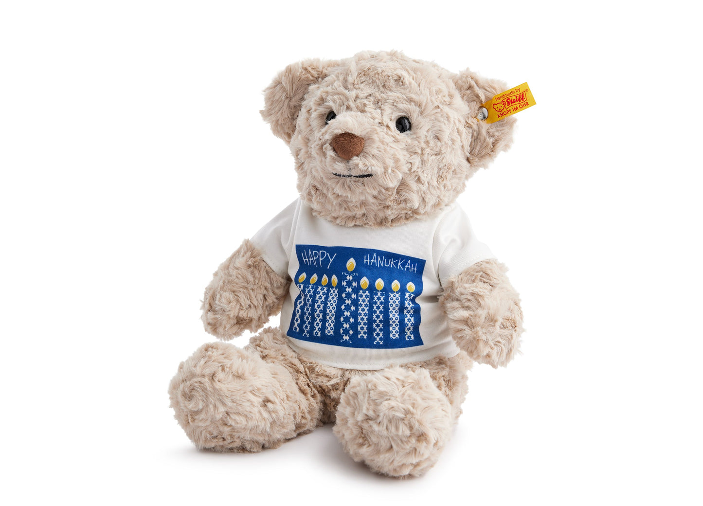 Steiff Honey Holiday Medium 11 inch Plush Teddy Bear - Golden