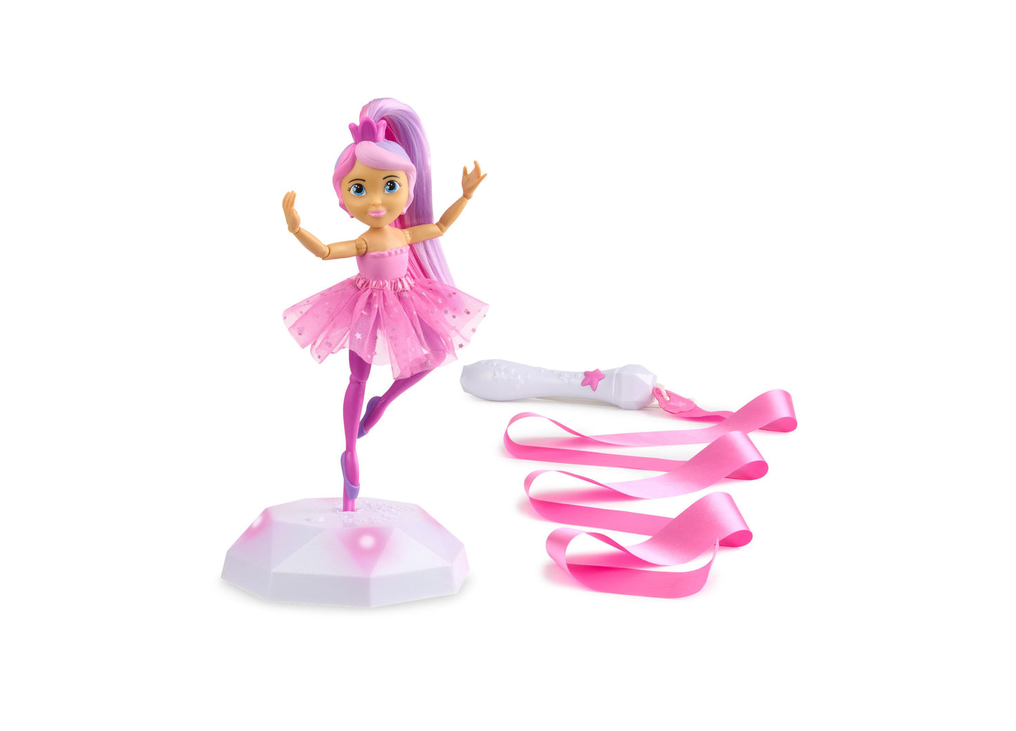 Twirl Along Dancing Doll, Lena Ballerina with Magical Stage