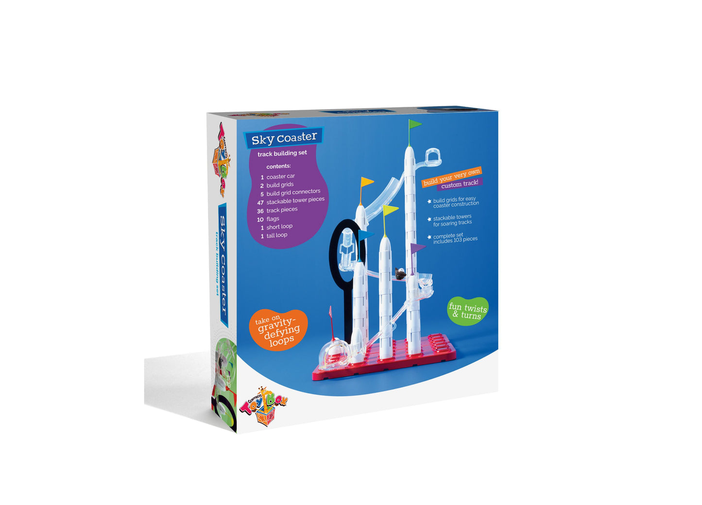 Geoffrey's Toy Box 76-Piece Sky Coaster Track Building Set