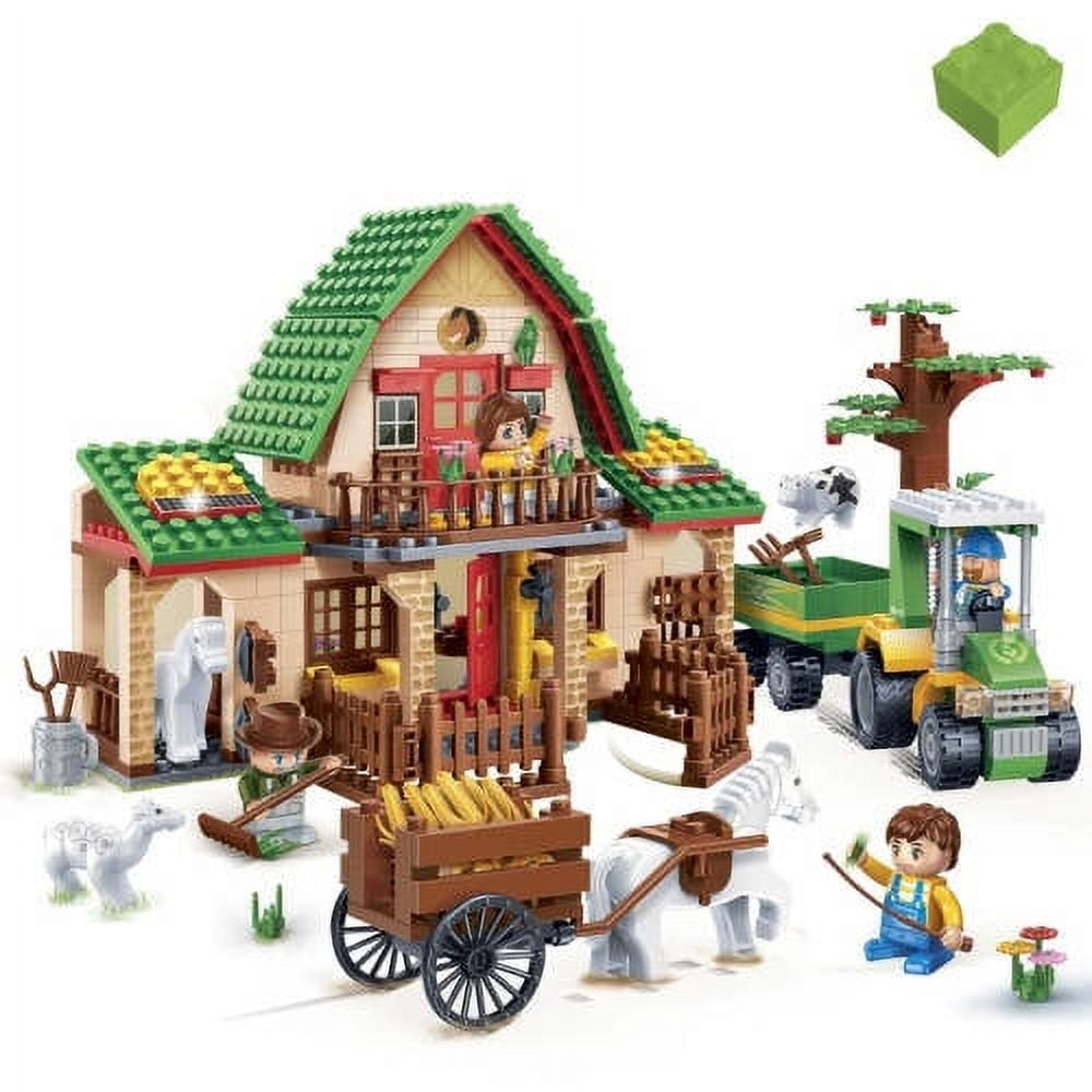 BanBao Eco Farm Town Building Set - Farm City Adventure (541PCS)