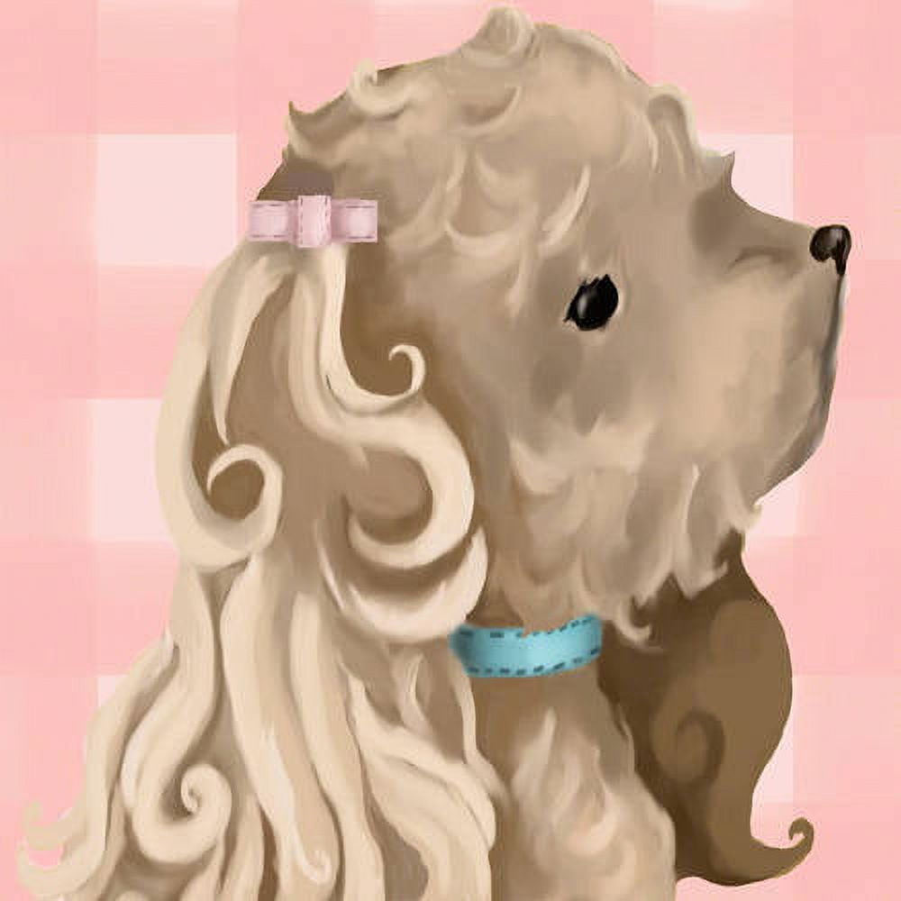 Oopsy Daisys Betty - Adorable Pink Puppy Canvas Art