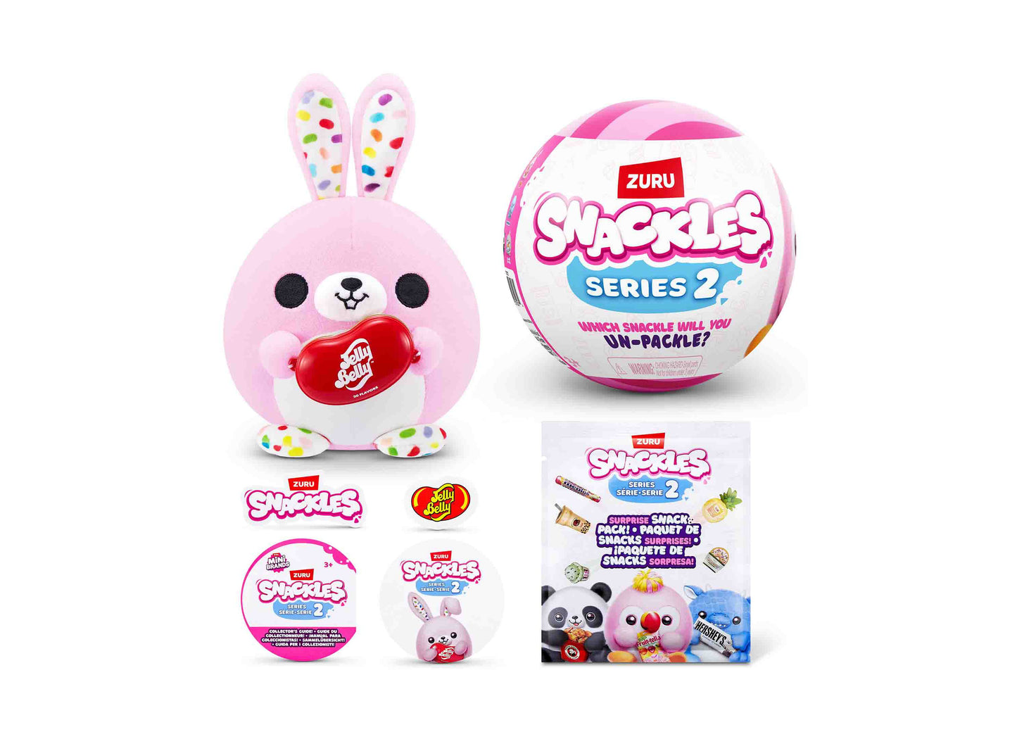 Snackles Series 2 Mystery 5-inch Capsule Plush Toy