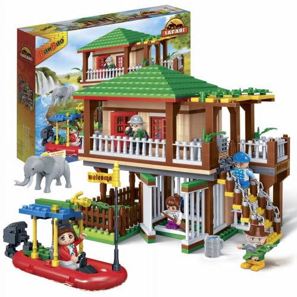 BanBao Jungle Safari Tour Building Set, 442 Pieces