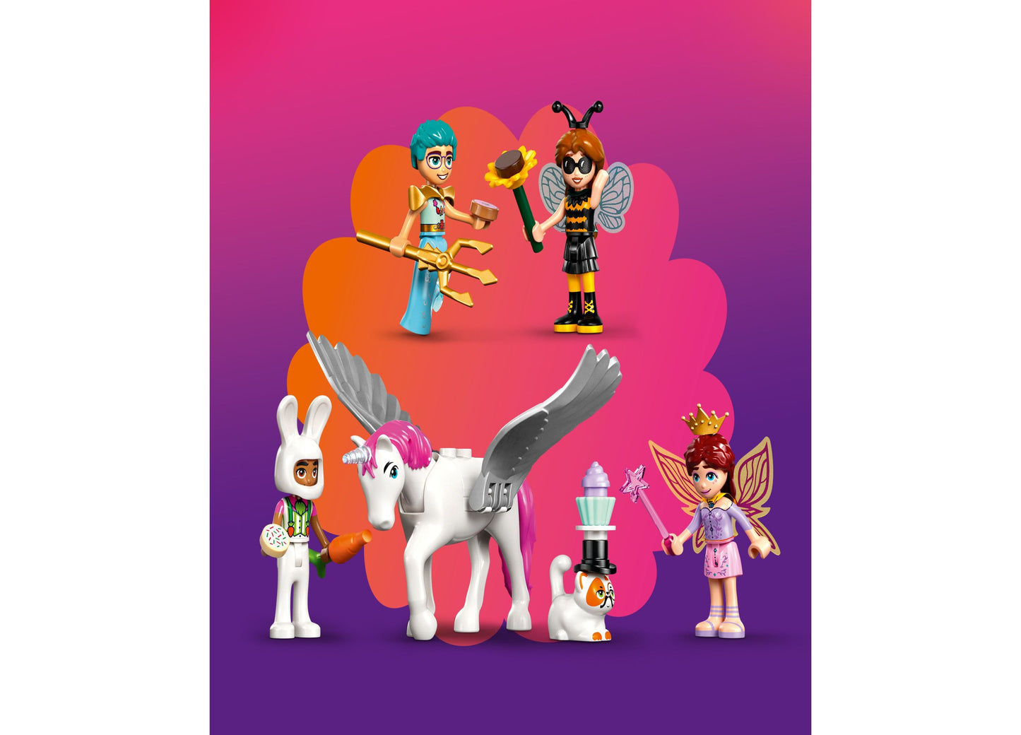 LEGO Friends 42661 Costume Party with Unicorn Fairy Set, 261 Pieces