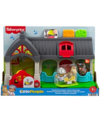 Little People Friendly Horses Stable Toddler Playset - 6 Pieces