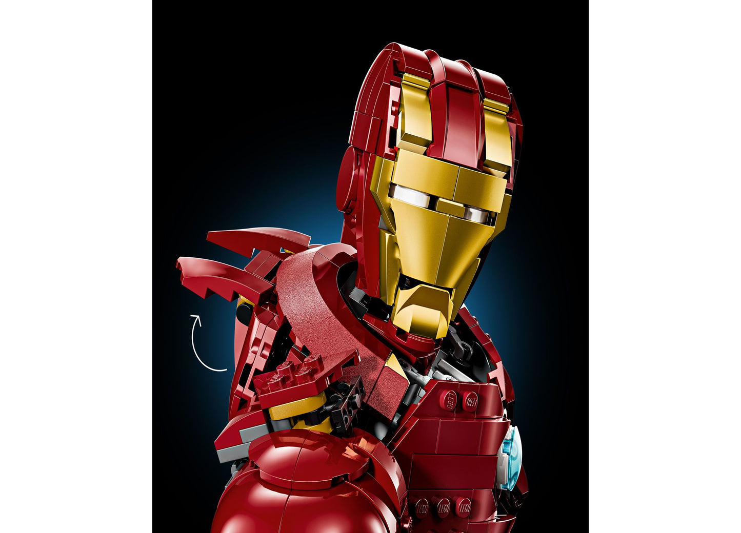 LEGO Marvel Iron Man MK4 Armor Bust Display Set - 436 Pieces