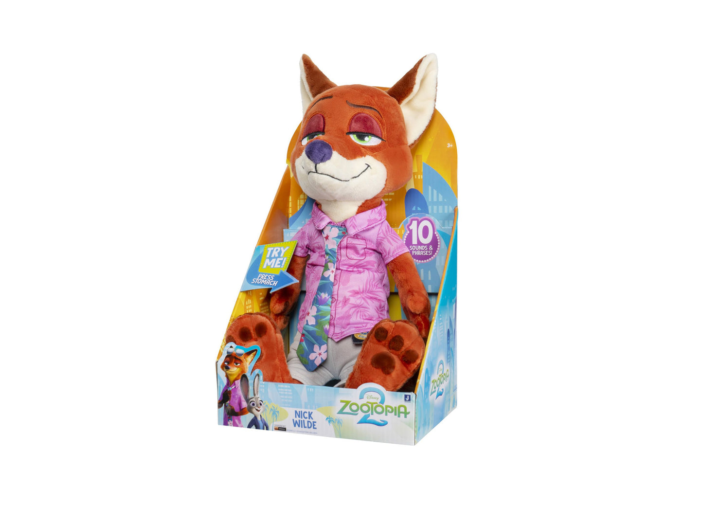 Zootopia 14 inch Talking Nick Wilde Plush Toy