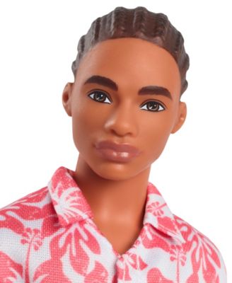 Barbie Fashionistas Ken Doll - Black Hair with Trendy Heart Shirt