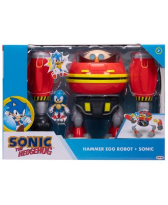 Sonic Hammer Egg Robot with Articulated Sonic Figure Deluxe Playset